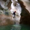 canyoning ain bugey rappel dans canyon du reby